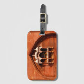 India Tempel Muur Bagagelabel (Voorkant (verticaal))