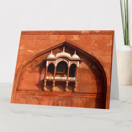 India tempelmuur kaart (Voorkant)