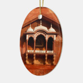 India tempelmuur keramisch ornament (Links)