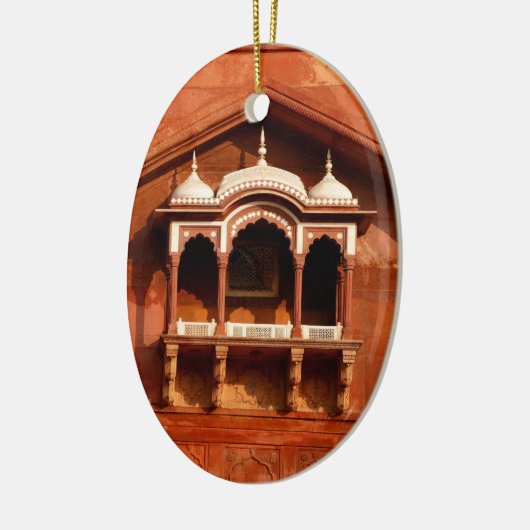 India tempelmuur keramisch ornament (Links)