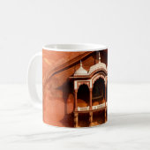India tempelmuur koffiemok (Voorkant links)