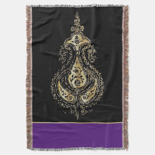 India - Throw Blanket Deken (Voorkant Verticaal)