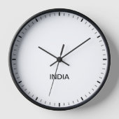 India Time Zone Newsroom Clock (Voorkant)