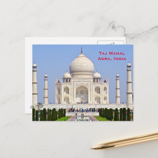 India  toerisme reizen Briefkaart toevoegen (Voorkant / Achterkant in situ)
