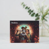 India  toerisme reizen Briefkaart toevoegen (Staand voorkant)