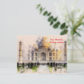 India toerisme reizen Briefkaart toevoegen (Staand voorkant)