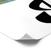 India, traditionele gebouwen in de stad Varanasi Poster (Hoek)