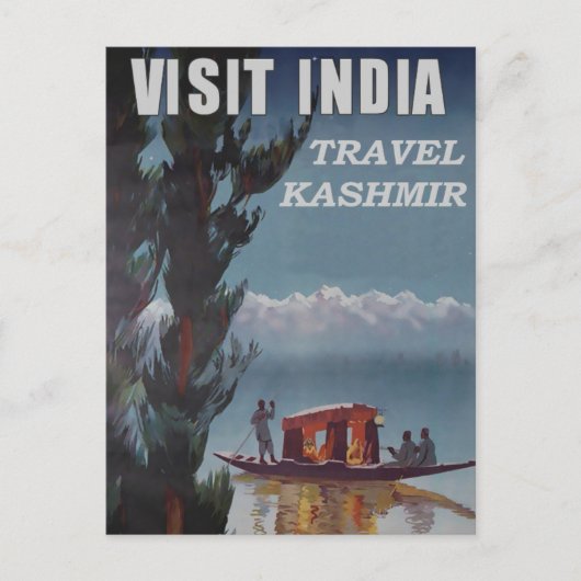 India Travel Briefkaart (Voorkant)