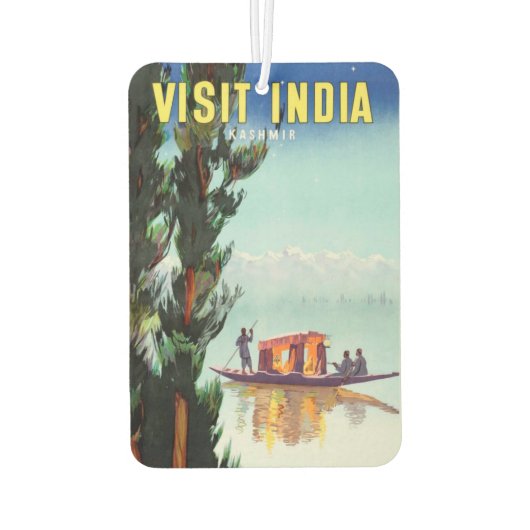  India Travel Poster air freshner Luchtverfrisser (Achterkant)