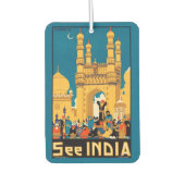  India Travel Poster air freshner Luchtverfrisser (Voorkant)