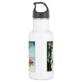 India Travel Poster Waterfles (Achterkant)