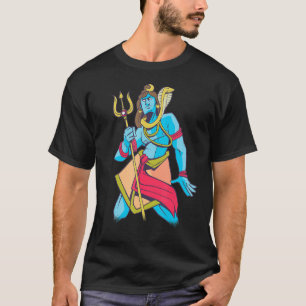 India Trots Vlag God Hindi Sikh Maan Hindoeïsme Sh T-shirt