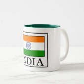 India Tweekleurige Koffiemok (Voorkant rechts)