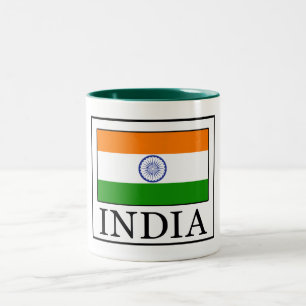 India Tweekleurige Koffiemok