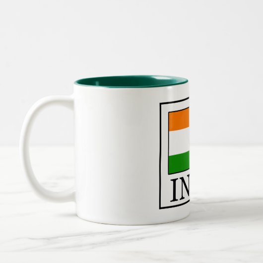 India Tweekleurige Koffiemok (Links)