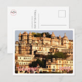 India - Udaipur - City Palace - Briefkaart (Voorkant / Achterkant)