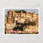 India - Udaipur - City Palace - Briefkaart (Voorkant)