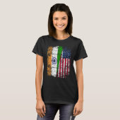 India USA Flag - Indian American T-shirt (Voorkant volledig)