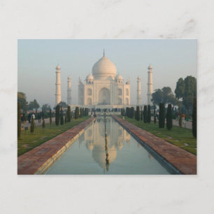 INDIA, Uttar Pradesh, Agra: Taj Mahal, Morning Briefkaart