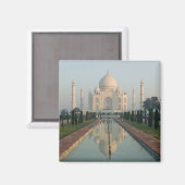 INDIA, Uttar Pradesh, Agra: Taj Mahal, Morning Magneet (Voorkant / Achterkant)