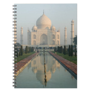 INDIA, Uttar Pradesh, Agra: Taj Mahal, ochtend Notitieboek