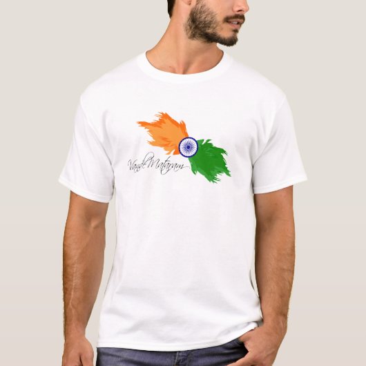 India : Vande Mataram T-shirt (Voorkant)