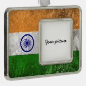 India Verzilverd Omlijst Ornament (Rechts)