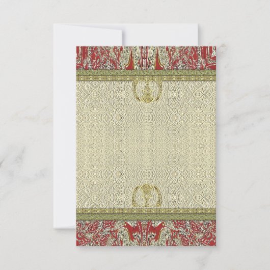 India viering Hindoe bruiloft uitnodiging (Voorkant)