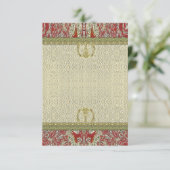 India viering Hindoe bruiloft uitnodiging (Staand voorkant)