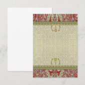 India viering Hindoe bruiloft uitnodiging (Voorkant / Achterkant)