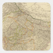 India Vierkante Sticker (Voorkant)