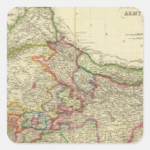 India Vierkante Sticker (Voorkant)