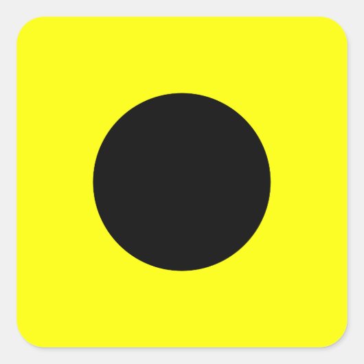 India Vierkante Sticker (Voorkant)