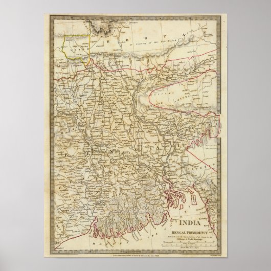 India VIII - voorzitterschap van Bangladesh Poster (Voorkant)