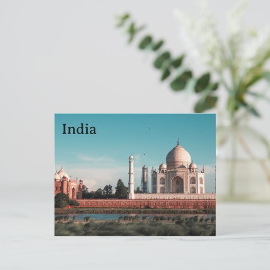 India Vintage Tourism Travel Add Briefkaart (Staand voorkant)