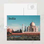 India Vintage Tourism Travel Add Briefkaart (Voorkant / Achterkant)