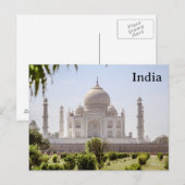 India Vintage Tourism Travel Add Briefkaart (Voorkant / Achterkant)