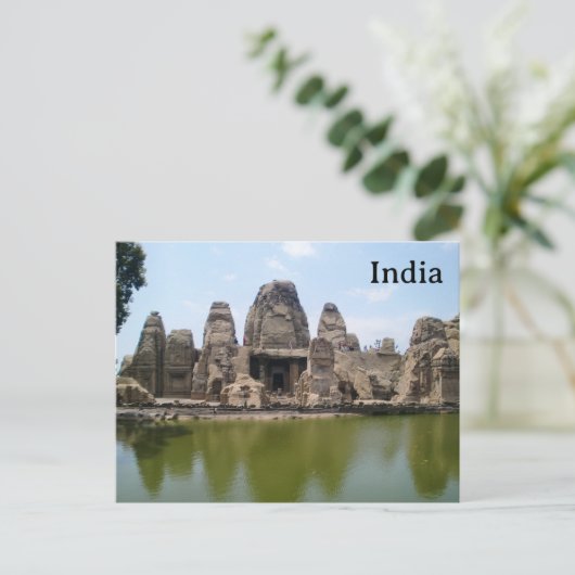 India Vintage Tourism Travel Add Briefkaart (Staand voorkant)