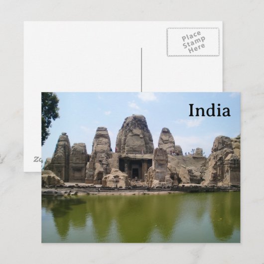 India Vintage Tourism Travel Add Briefkaart (Voorkant / Achterkant)