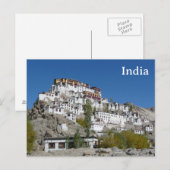 India Vintage Tourism Travel Add Briefkaart (Voorkant / Achterkant)