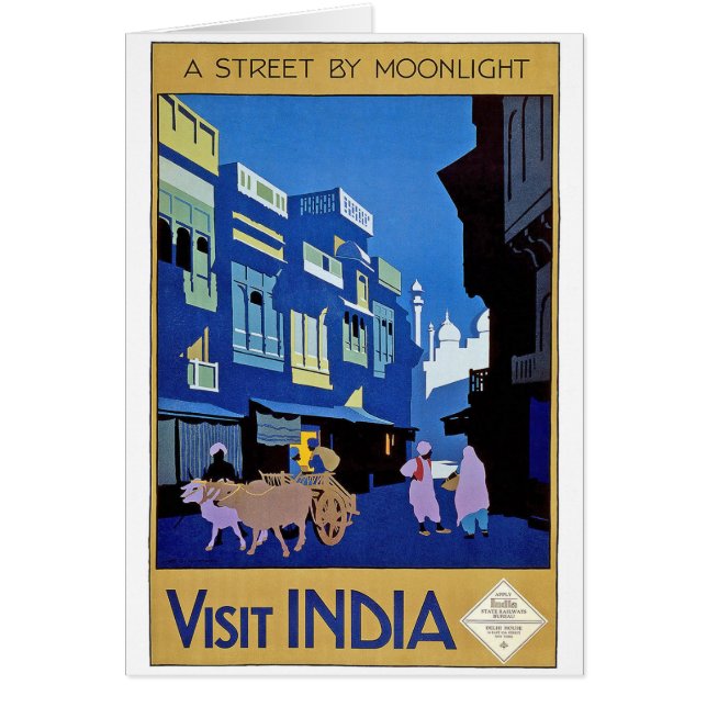 India - Vintage Travel - Bezoek India (Voorkant)