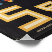 India Vintage Travel Poster en Retro Prints (Hoek)