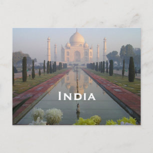 India Vintage Travel Toerisme Briefkaart