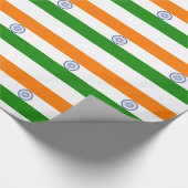 India Vlag 2 Cadeaupapier (Hoek)