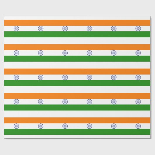 India Vlag 2 Cadeaupapier (Vlak)