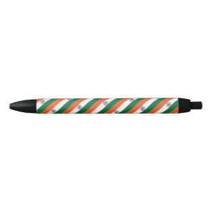 India Vlag Balpen Zwarte Inkt Pen