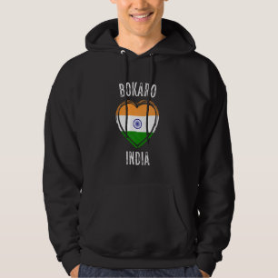 India Vlag Hart Bokaro Stad Hoodie