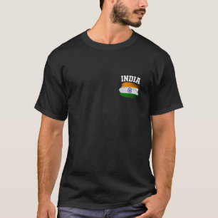 India Vlag Indische Cricket Souvenirs Vakantie Cri T-shirt