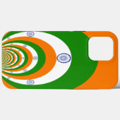 India Vlag Kaleidoscoop: Eindeloze Eenheid & Patri Case-Mate iPhone Case (Achterkant (horizontaal))