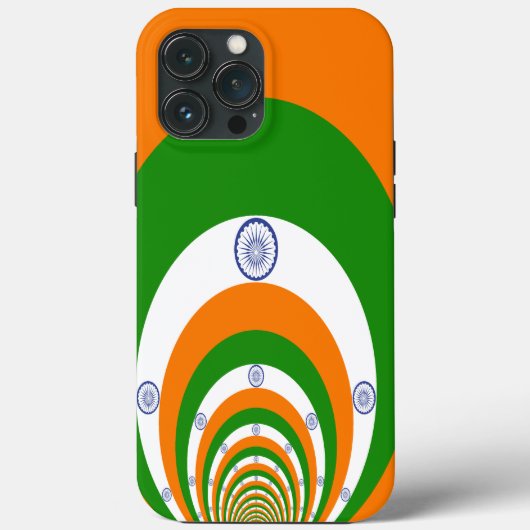 India Vlag Kaleidoscoop: Eindeloze Eenheid & Patri Case-Mate iPhone Case (Achterkant)